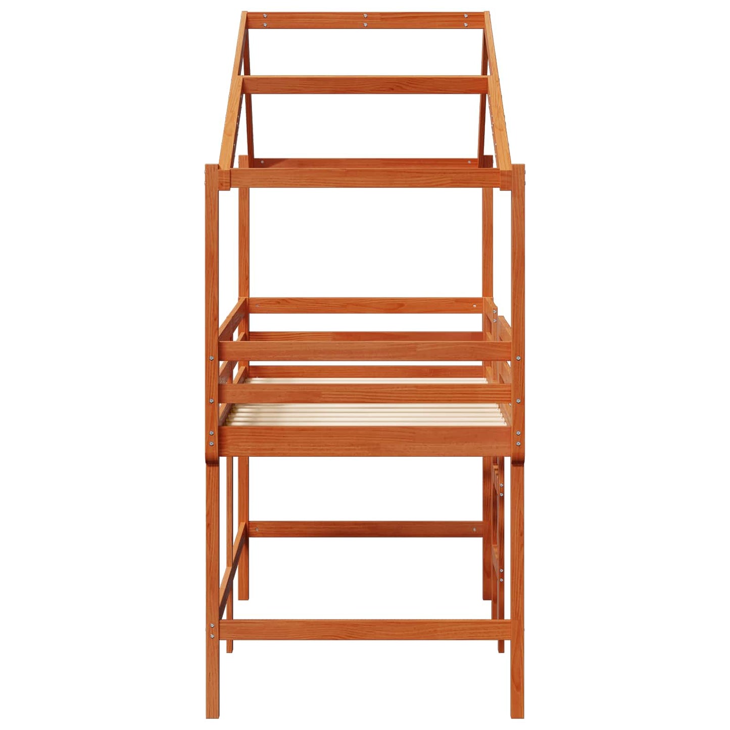 Struttura per letto soppalco Marrone Cera 90 x 190 cm