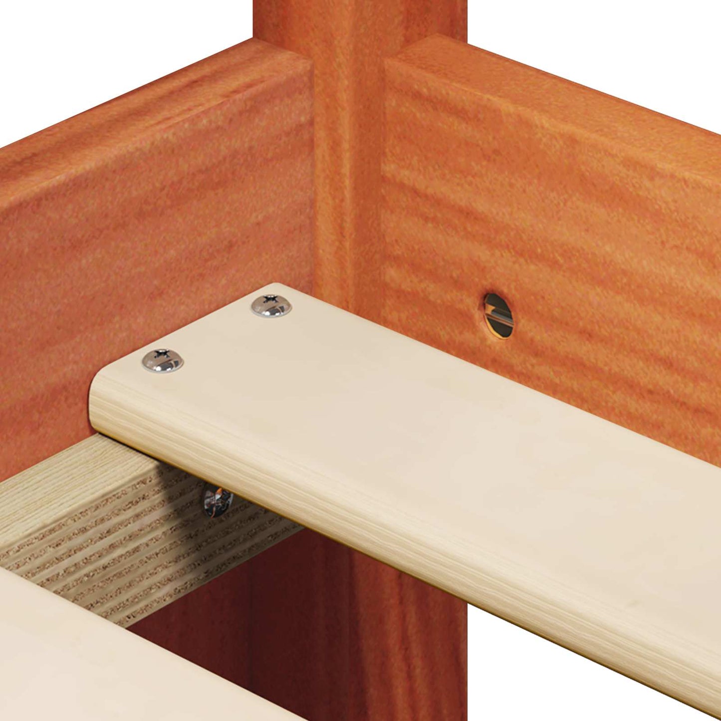 Letto Giorno 3 pcs Marrone cerato Legno di Pino Massello