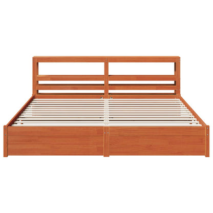 Struttura del letto con testiera Marrone cerato 180 x 200 cm | homemem39