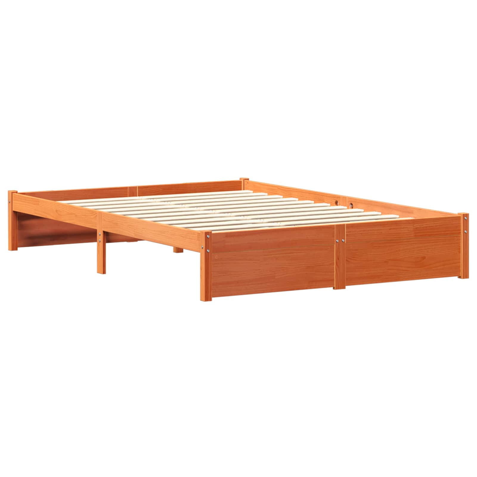 Letto Libreria con testiera 2 pcs Marrone cerato 200 x 160 cm | homemem39