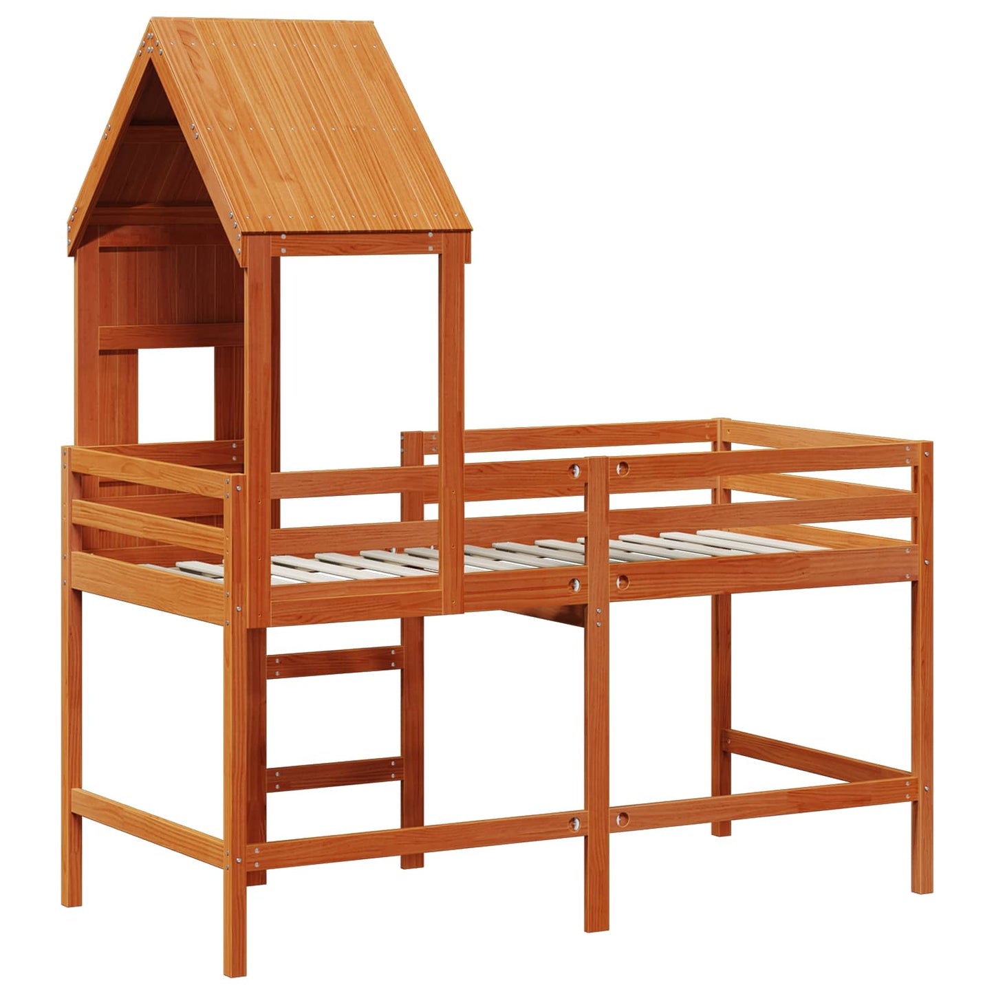 Struttura per letto soppalco Marrone Cera 90 x 190 cm | homemem39