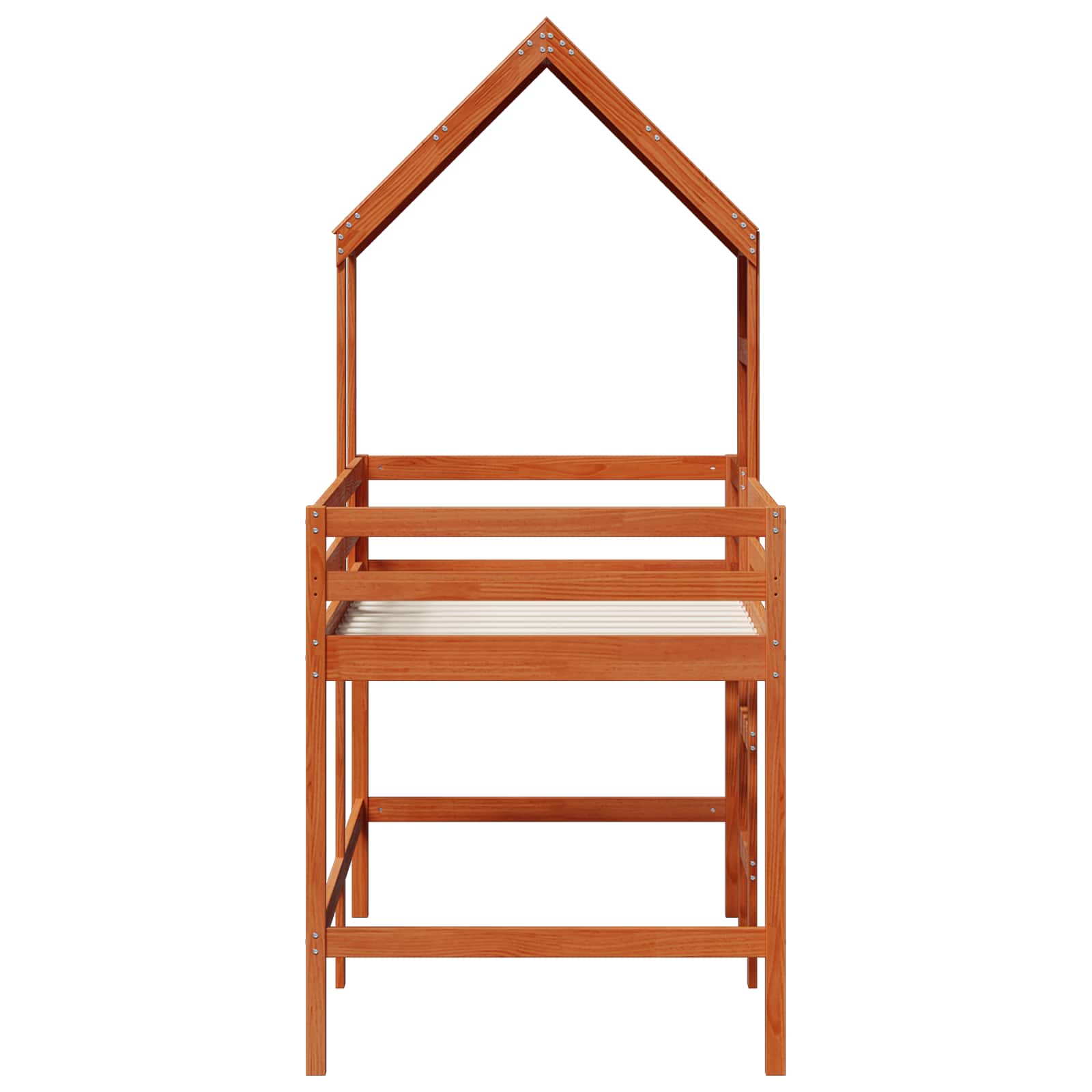 Struttura per letto soppalco Marrone Cera 90 x 190 cm | homemem39
