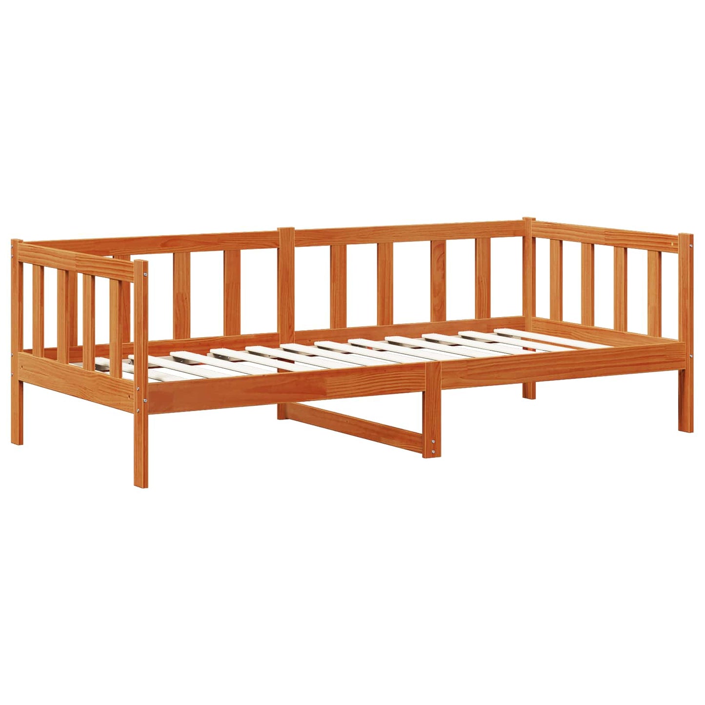 Daybed con cassetto 3 pcs Marrone cerato Legno di Pino Massello | homemem39