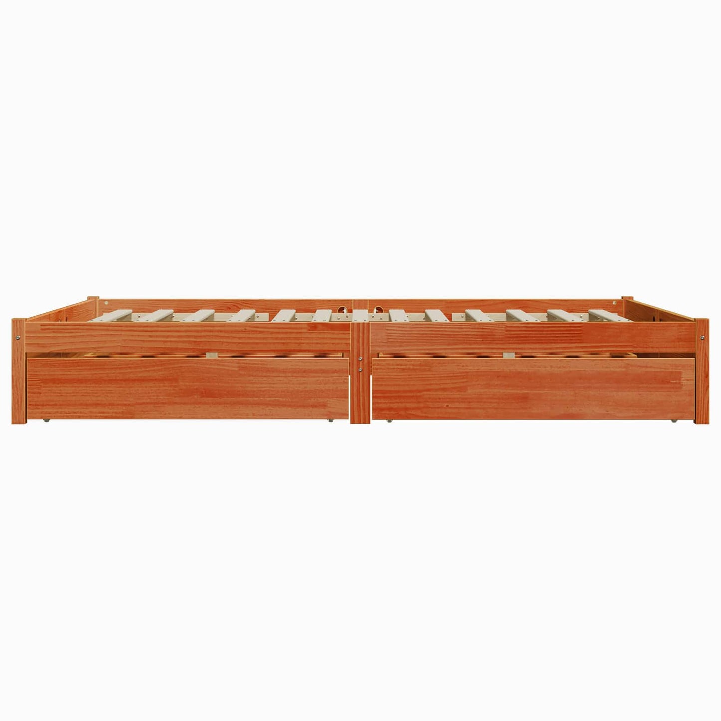 Struttura del letto con cassetto Marrone cerato 150 x 200 cm | homemem39