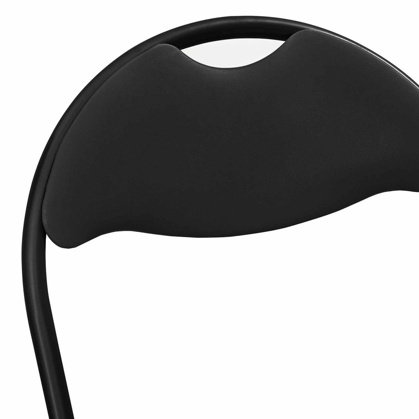 Sedia pieghevole 2 pcs Nero 48 x 43,5 x 81 cm Pelle Sintetica