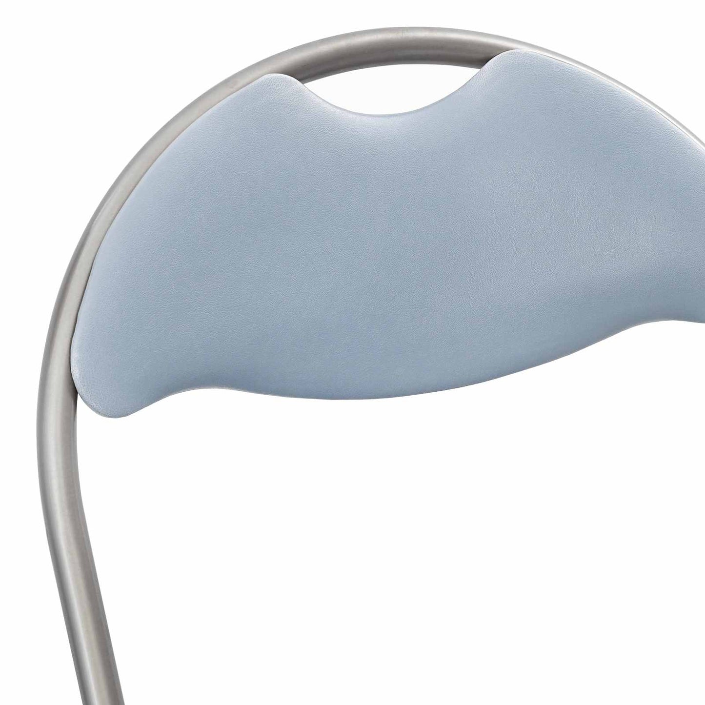 Sedia pieghevole 8 pcs Grigio 48 x 43,5 x 81 cm Pelle Sintetica