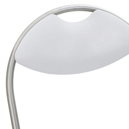 Sedia pieghevole 8 pz Pelle Sintetica Bianco e Grigio