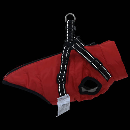 Cappotto per Cani Rosso L40 Pile e Poliestere | homemem39