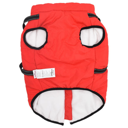 Cappotto per Cani Rosso L44 Pile e Poliestere | homemem39