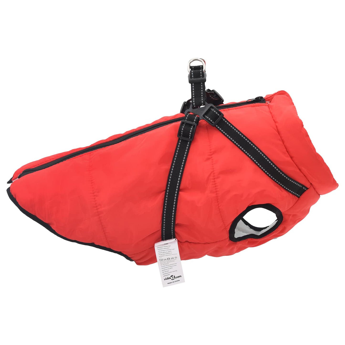 Cappotto per Cani Rosso L44 Pile e Poliestere | homemem39