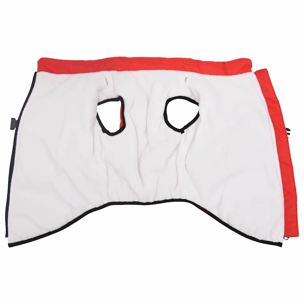 Cappotto per Cani con imbracatura Rosso 5XL Pile e Poliestere