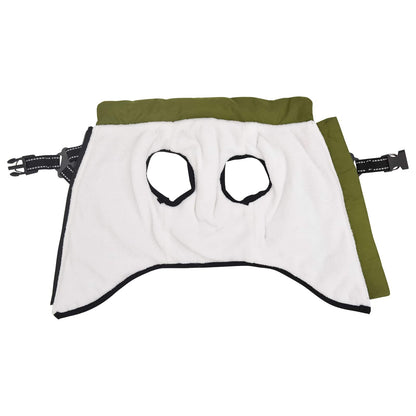 Cappotto per Cani Verde militare L24 Pile e Poliestere | homemem39