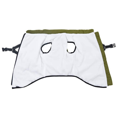 Cappotto per Cani Verde militare 4XL Pile e Poliestere