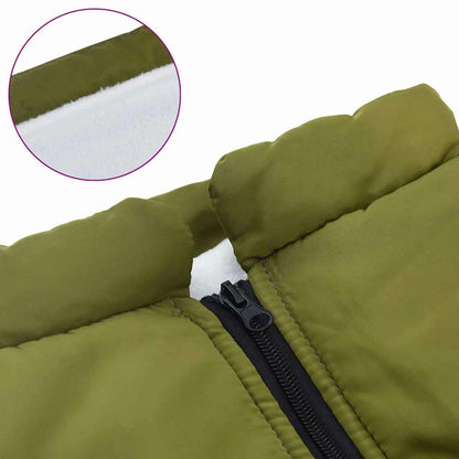Cappotto per Cani Verde militare 6XL Pile e Poliestere