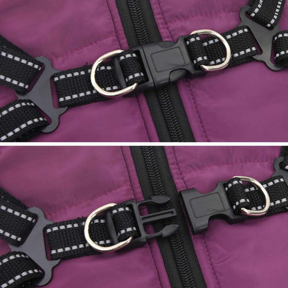 Cappotto per Cani Viola L40 Pile e Poliestere | homemem39