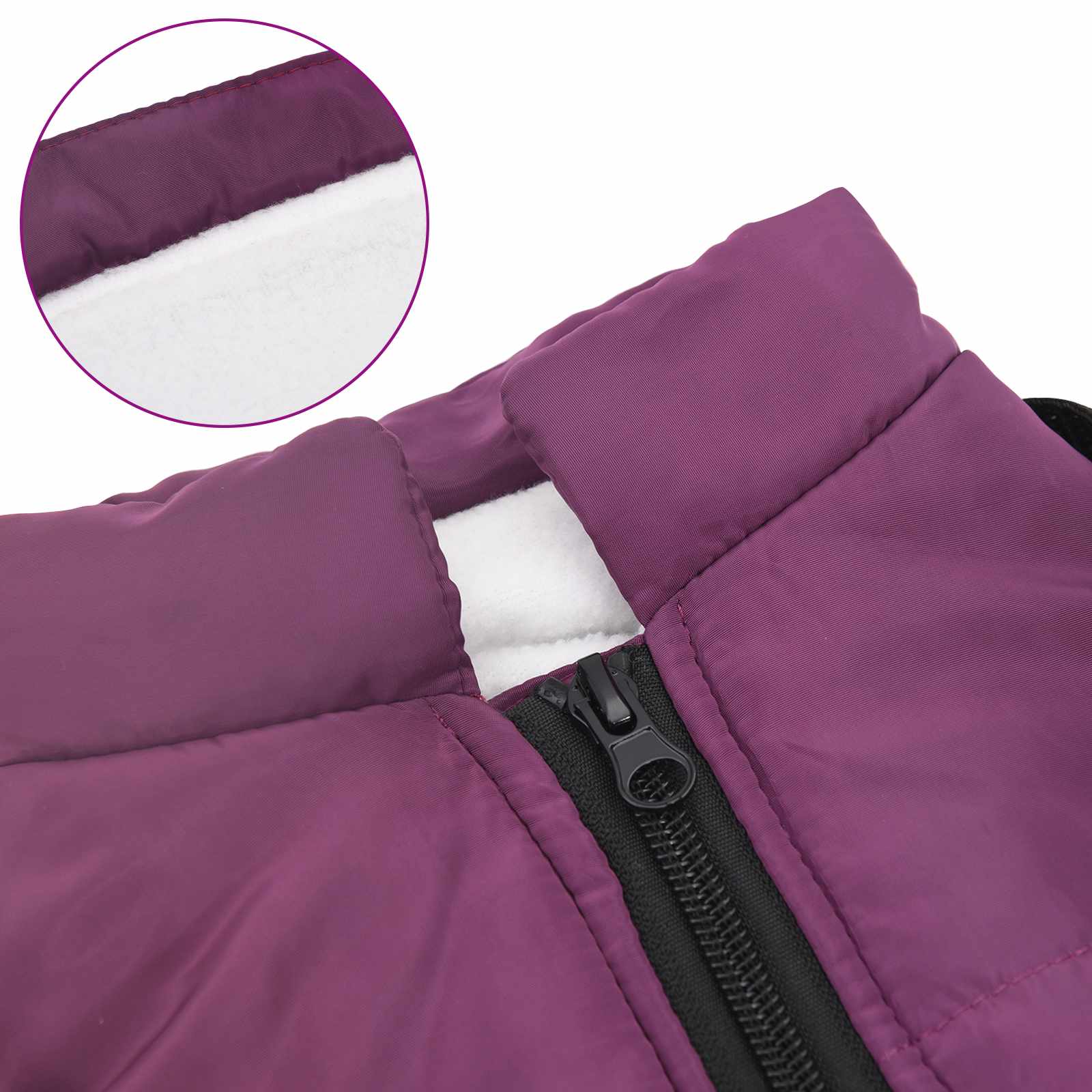 Cappotto per Cani Viola L40 Pile e Poliestere | homemem39