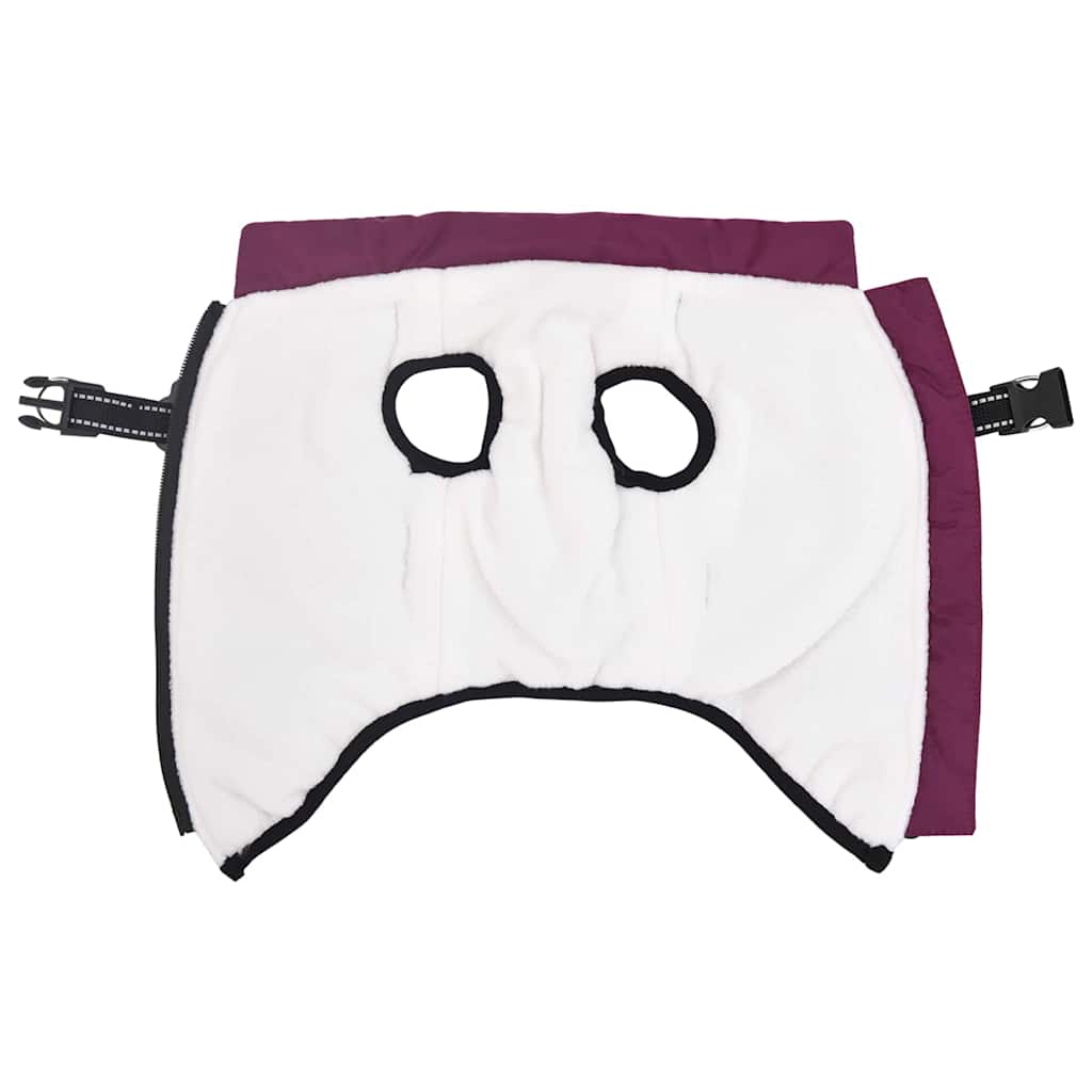 Cappotto per Cani con imbracatura Viola 2XL Pile e Poliestere