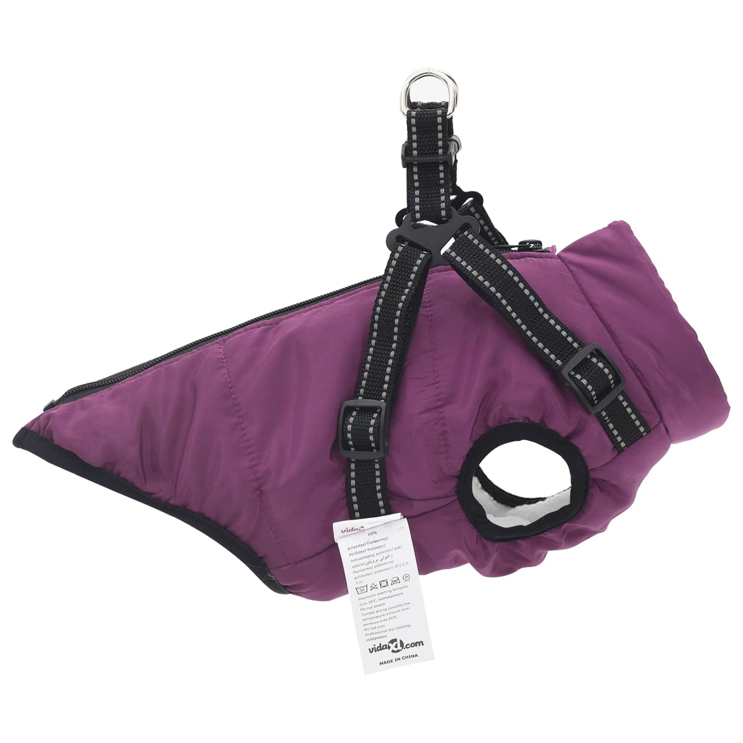 Cappotto per Cani Viola L40 Pile e Poliestere | homemem39