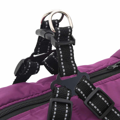 Cappotto per Cani Viola L44 Pile e Poliestere | homemem39