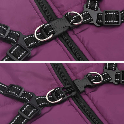 Cappotto per Cani Viola L52 Pile e Poliestere | homemem39