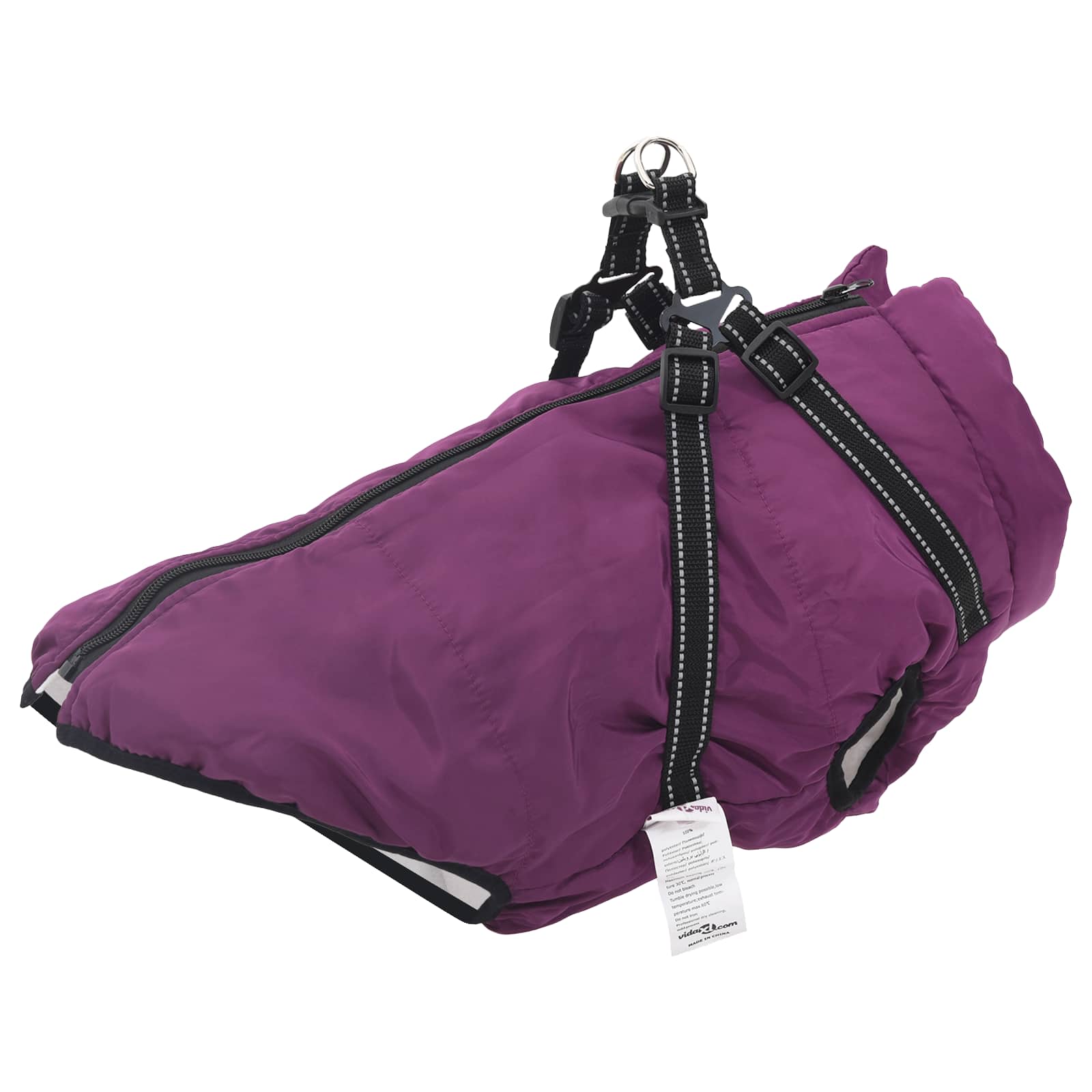 Cappotto per Cani Viola L52 Pile e Poliestere | homemem39