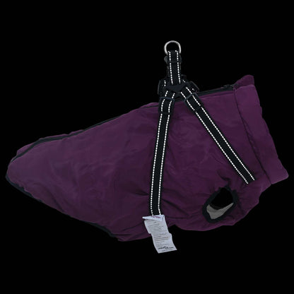 Cappotto per Cani Viola L52 Pile e Poliestere | homemem39
