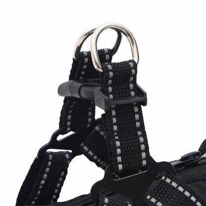 Cappotto per Cani Nero L28 Pile e Poliestere | homemem39