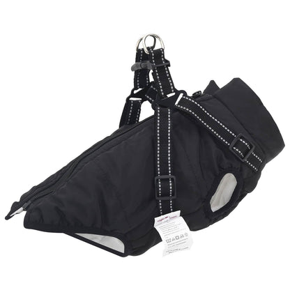 Cappotto per Cani Nero L36 Pile e Poliestere | homemem39