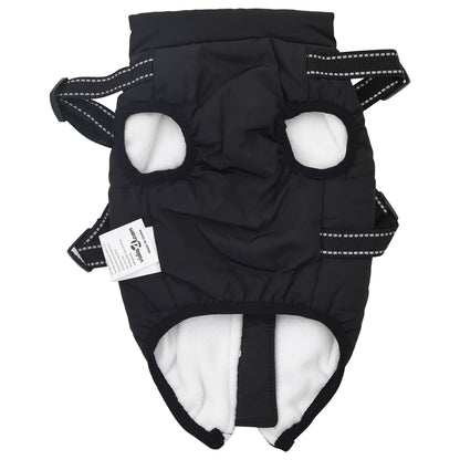 Cappotto per Cani Nero L40 Pile e Poliestere | homemem39