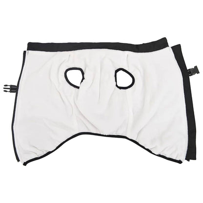 Cappotto per Cani con imbracatura Nero 4XL Pile e Poliestere