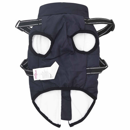 Cappotto per Cani Blu navy L28 Pile e Poliestere