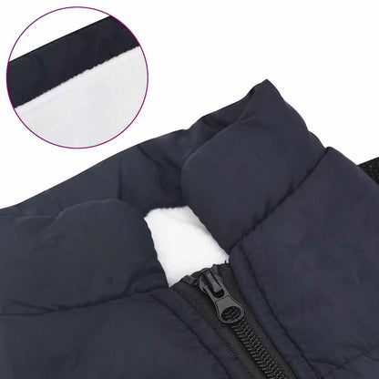 Cappotto per Cani Blu navy 2XL Pile e Poliestere