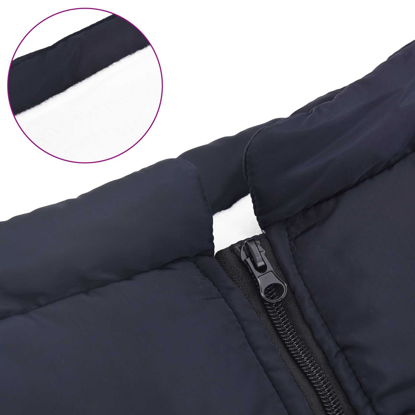 Cappotto per Cani Blu navy L44 Pile e Poliestere | homemem39