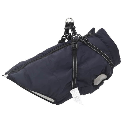 Cappotto per Cani Blu navy 3XL Pile e Poliestere
