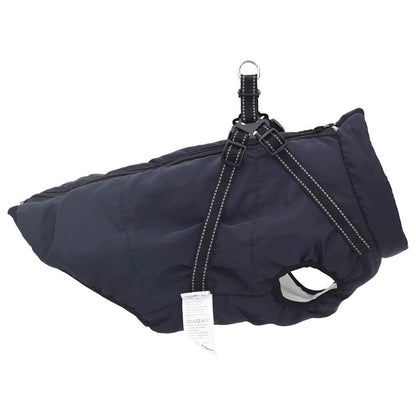 Cappotto per Cani Blu navy 3XL Pile e Poliestere