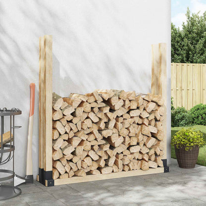 Aiuto per Impilare Legna 2 pz Antracite 34 x 10 x 15 cm Acciaio | homemem39