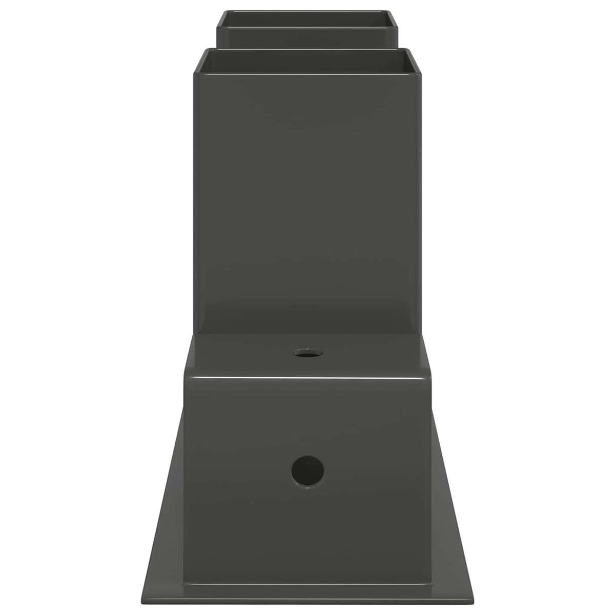 Aiuto per Impilare Legna 2 pz Antracite 34 x 10 x 15 cm Acciaio | homemem39