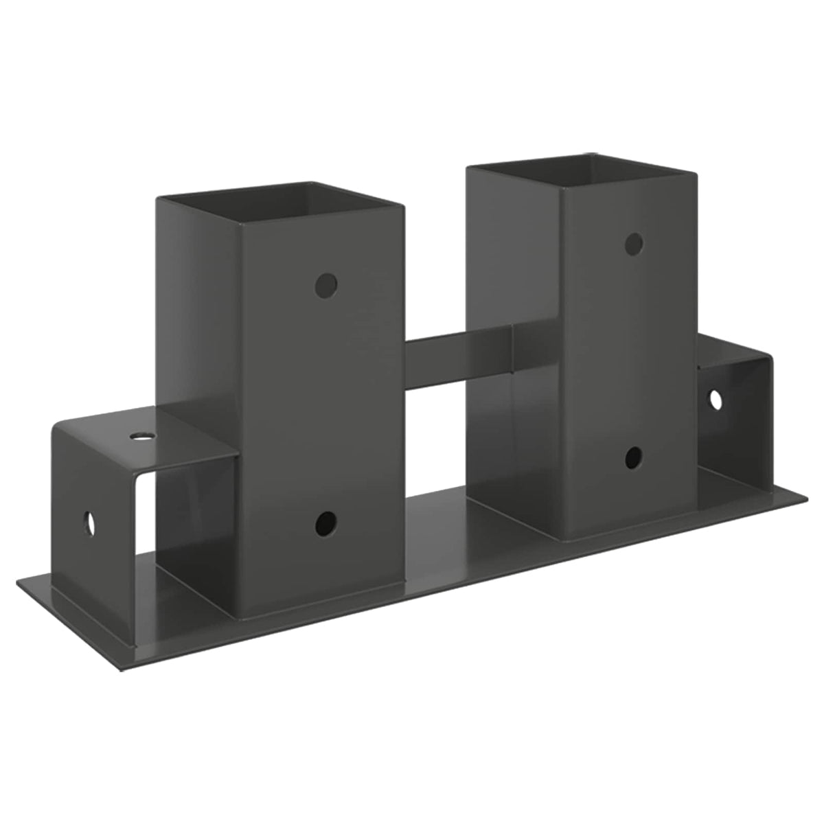 Aiuto per Impilare Legna 12 pz Antracite 34 x 10 x 15 cm | homemem39