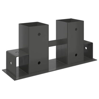 Aiuto per Impilare Legna 12 pz Antracite 34 x 10 x 15 cm | homemem39