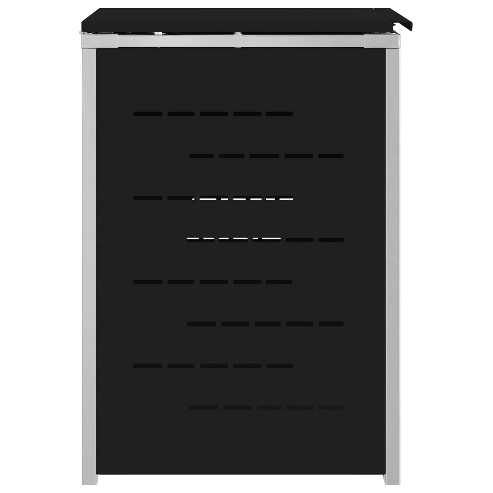 Stoccaggio contenitore a ruote Nero 77,5 x 69 x 112,5 cm | homemem39