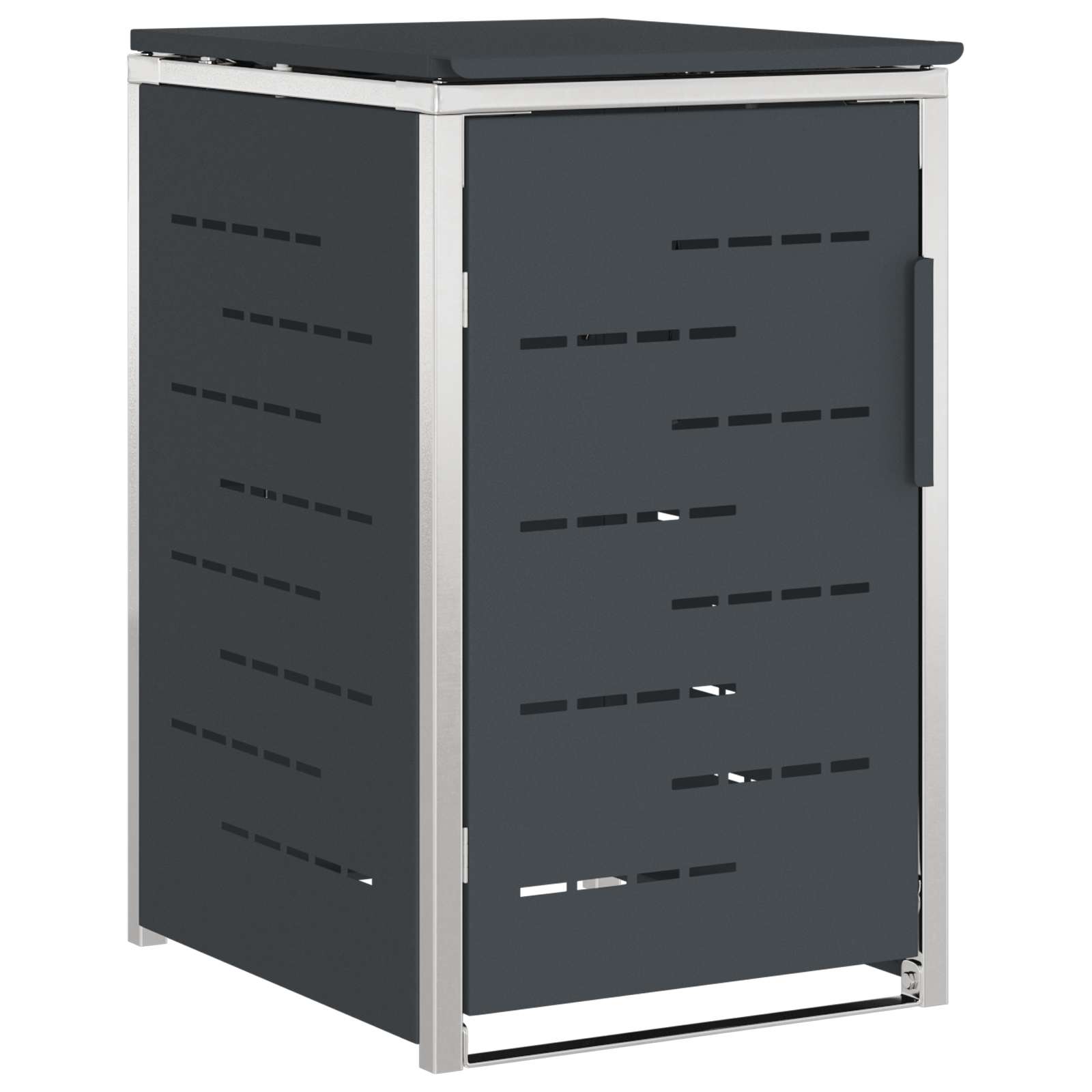 Stoccaggio contenitore a ruote Antracite 77,5 x 69 x 112,5 cm | homemem39