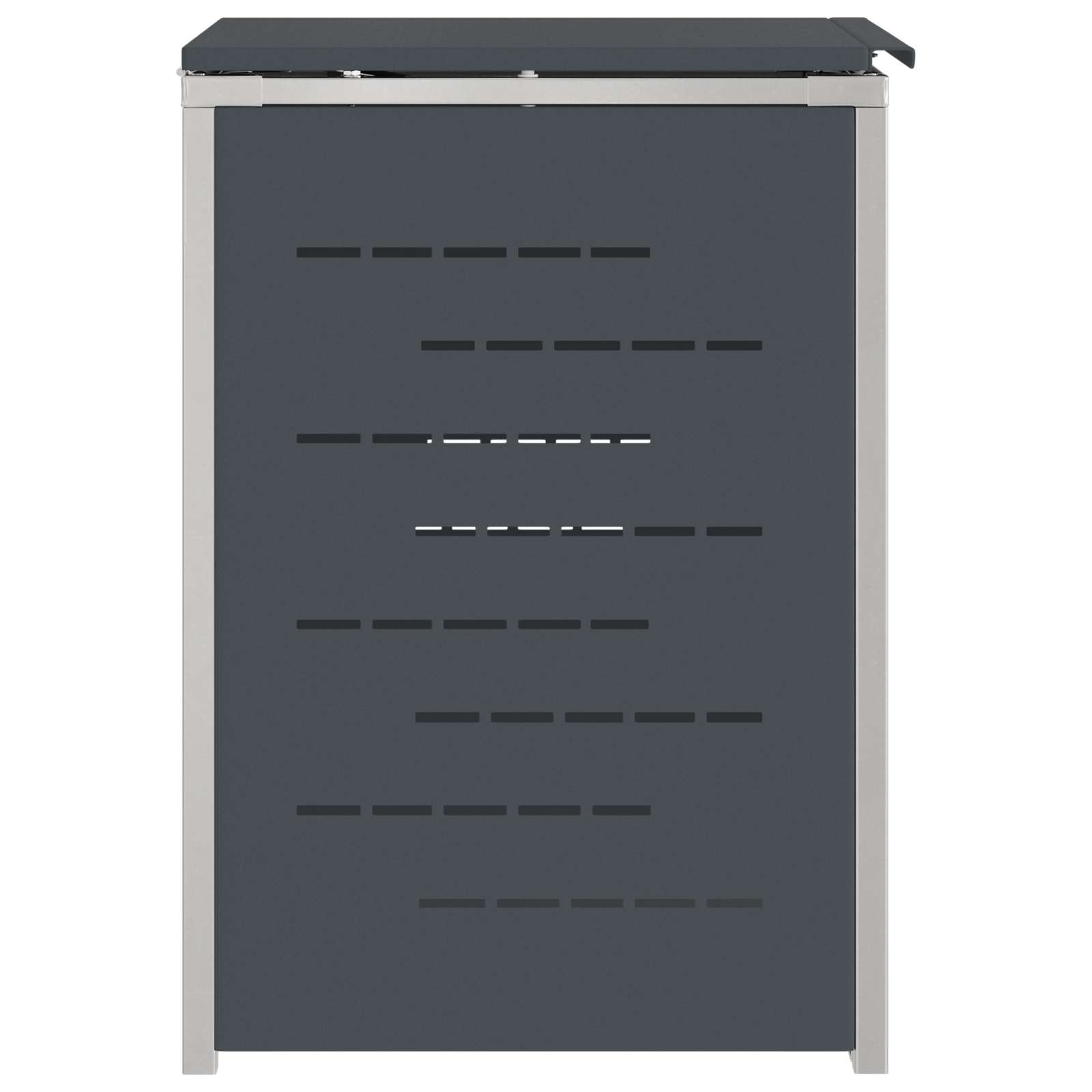 Stoccaggio contenitore a ruote Antracite 77,5 x 69 x 112,5 cm | homemem39