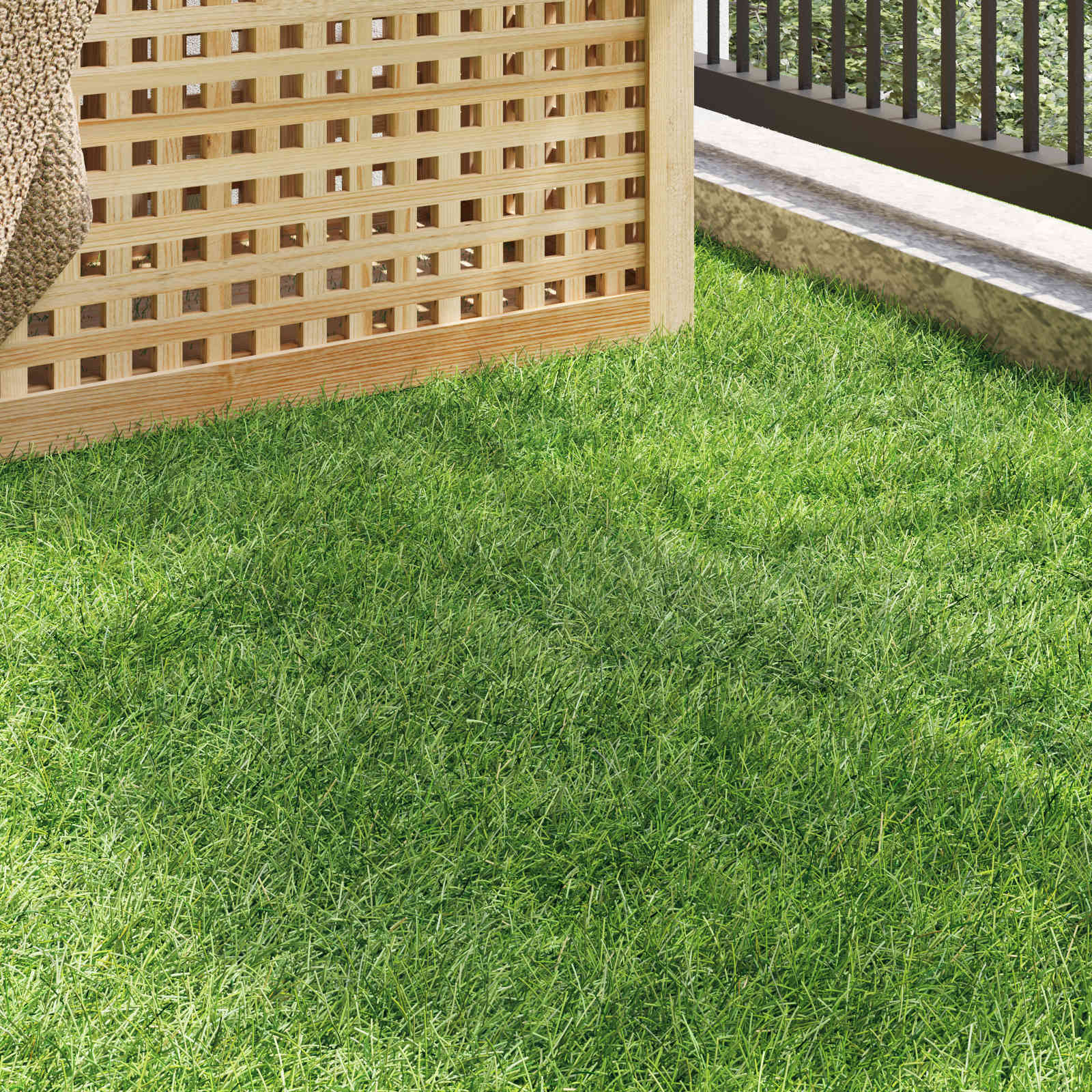 Erba artificiale Verde 1 x 8 m, 50 mm PP e PE | homemem39