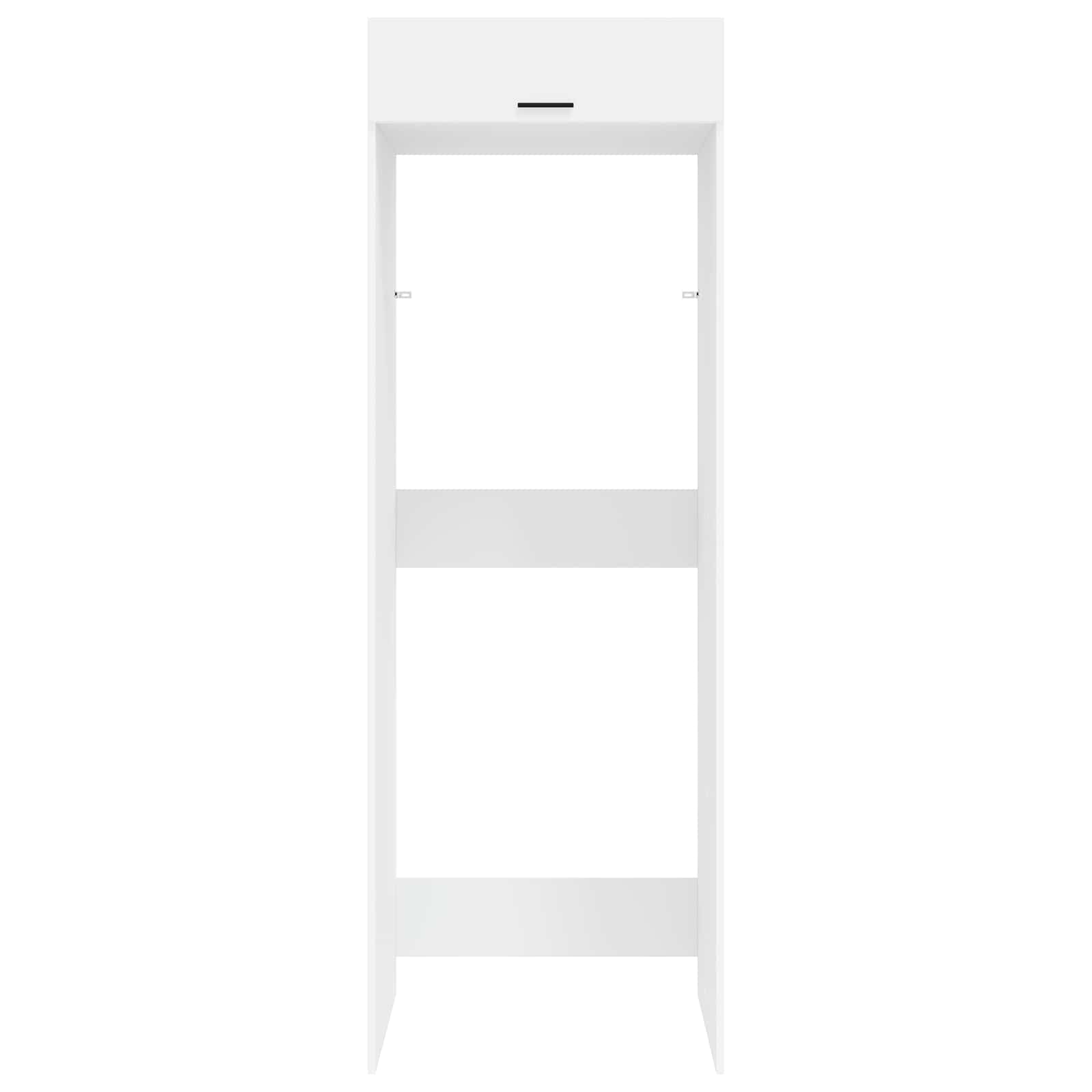 Mobiletto per lavatrice con porta Bianco 67,5 x 68 x 200 cm | homemem39