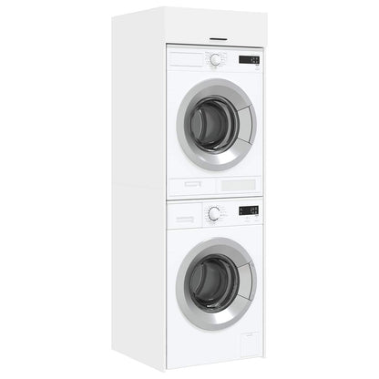 Mobiletto per lavatrice con porta Bianco 67,5 x 68 x 200 cm | homemem39