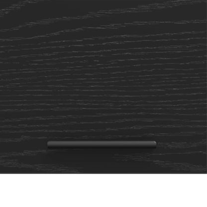 Mobiletto per lavatrice Rovere Nero 67,5 x 68 x 200 cm | homemem39