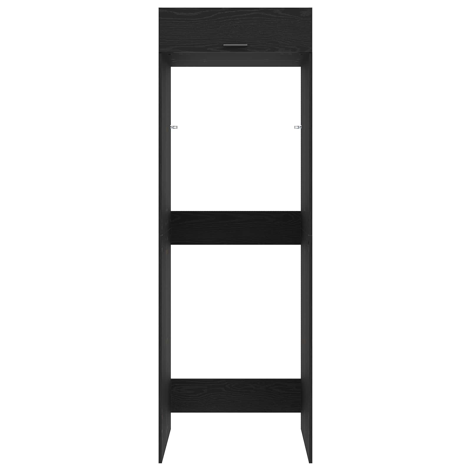 Mobiletto per lavatrice Rovere Nero 67,5 x 68 x 200 cm | homemem39