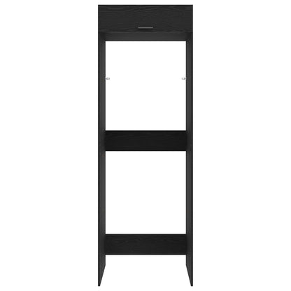 Mobiletto per lavatrice Rovere Nero 67,5 x 68 x 200 cm | homemem39