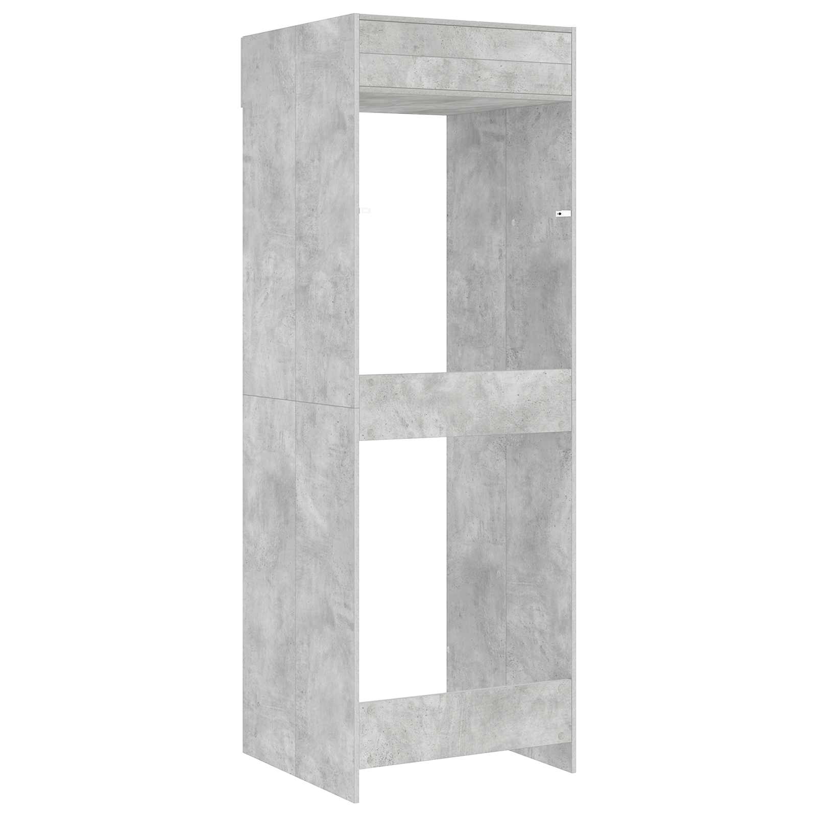 Mobiletto per lavatrice Calcestruzzo 67,5 x 68 x 200 cm | homemem39