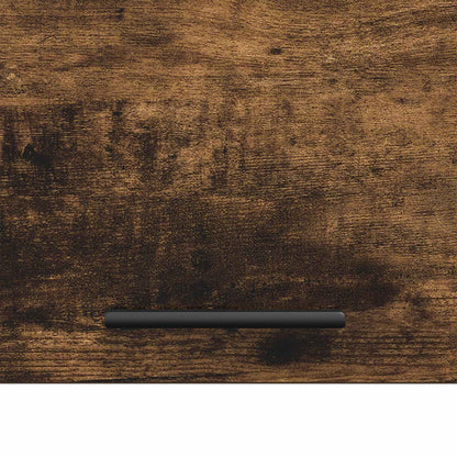 Mobiletto per lavatrice Rovere fumé 67,5 x 68 x 200 cm
